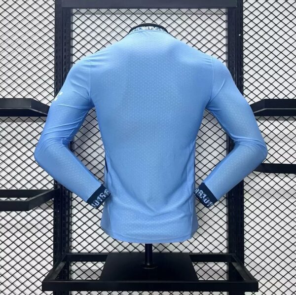 Manchester City 2024-25 Home Long Sleeves Jersey – Player Versi