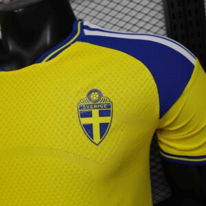 2026 Sweden Home Wolrd Cup 2026 Kit Player Version Football T-Shirt