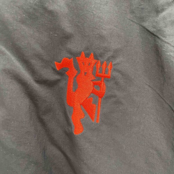 Manchester United Black Windbreaker Jacket