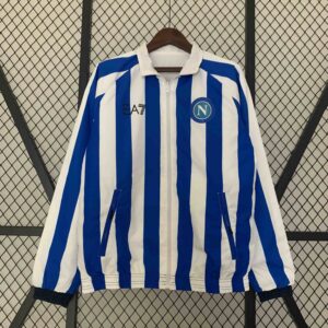 Napoli Reversible Windbreaker White&Blue Double-Sides Jacket Soccer Jerseys For