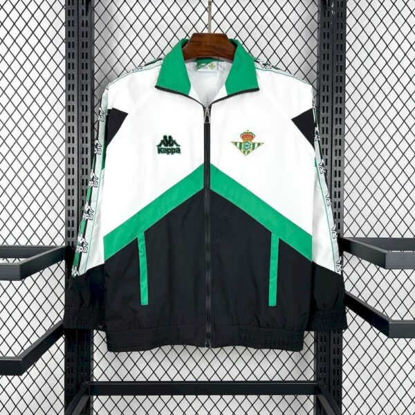 Real Betis White Windbreaker Jacket AAAA Jersey Wholesale