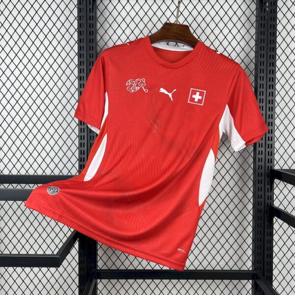 2026 Switzerland Home Shirt Word Cup 2026 Football Apparels AAAA Jersey Wholesal