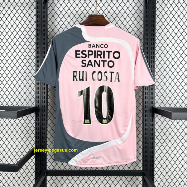 Benfica 2007-08 Away Retro Jersey (With sponsor10#RUI COSTA)
