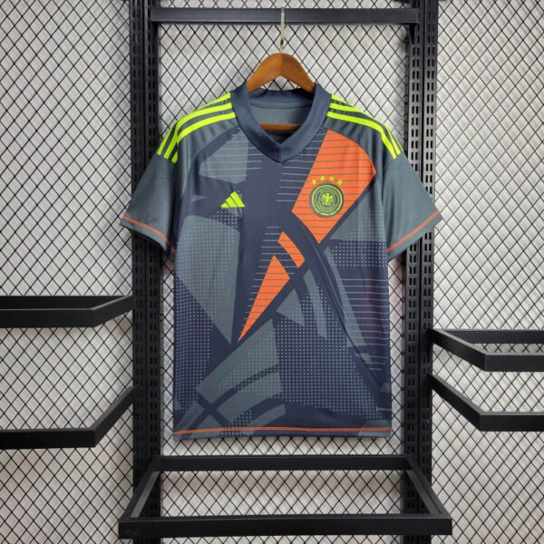 2024 Germany Goalkeeper Black Kit Football