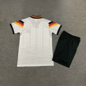 1992 Germany Home Retro Kids Kits Euro Cup Shirt Soccer Jerseys