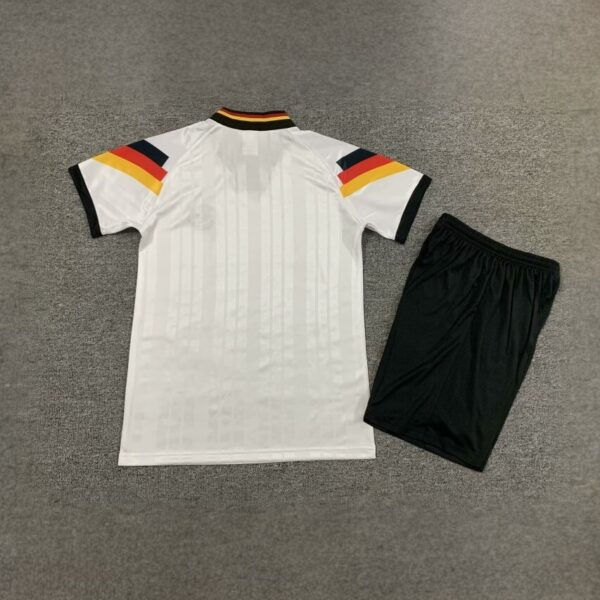 1992 Germany Home Retro Kids Kits Euro Cup Shirt Soccer Jerseys