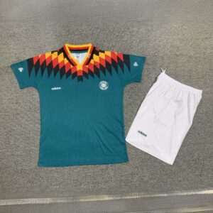 1994 Germany Away Retro Kids Kits Children Sets Football