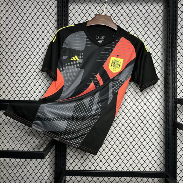 2024 Spain Black Goalkeeper Kit Sport