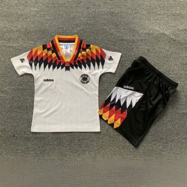 1994 Germany Home Retro Kids Kits Children Sets Football