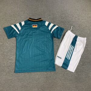 1996 Germany Away Retro Kids Kits Euro Cup Shirt Cheap Jerseys