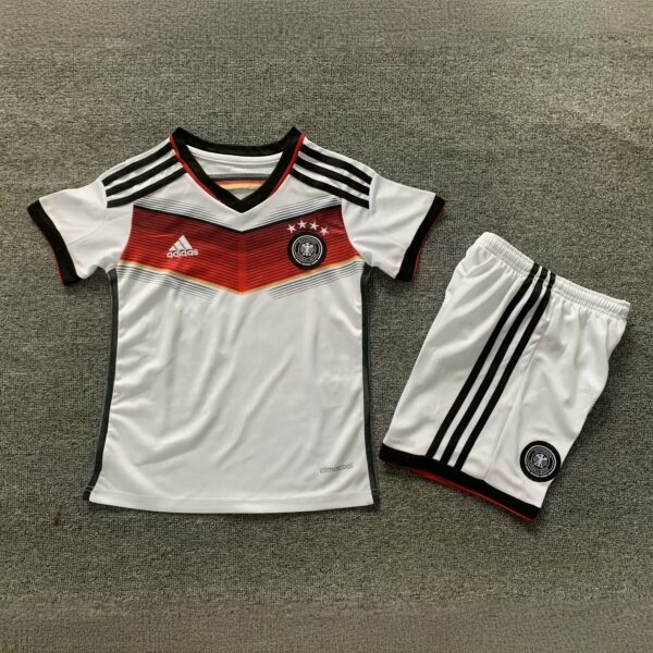 2014 Germany Home Retro Kids Kits Children Sets Football