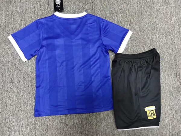 1986 Argentina away kid kits
