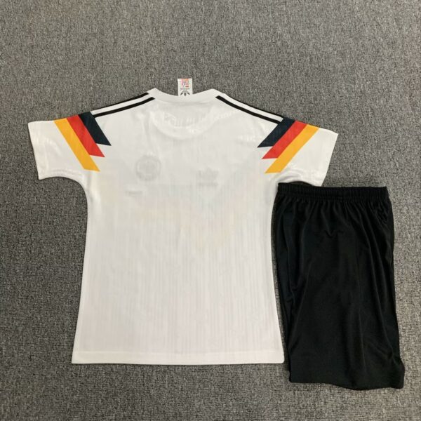 1990 Germany Home Retro Kids Kits World Cup Shirt Cheap Jerseys