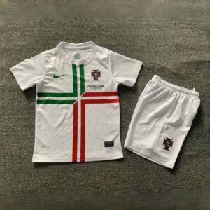 2012 Portugal Away Retro Kid Kits Vintage Youth Apparels