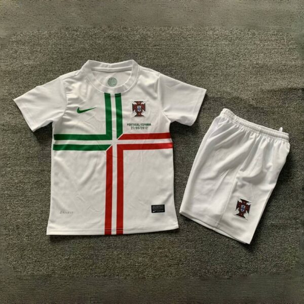 2012 Portugal Away Retro Kid Kits Vintage Youth Apparels