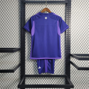 2022 Argentina away 3-star kids kit