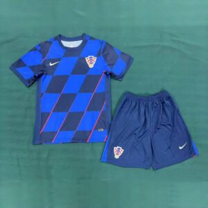 2024 Croatia Away Kid Kits Children Sets UEFA Euro Shirt Football Replicas