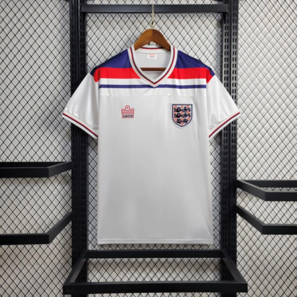 1982 England Home Retro Kit Vintage Shirt Football