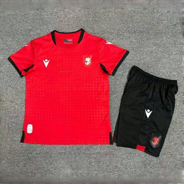 2024 Georgia Third Kid Kits UEFA Euro Youth Apparels Football