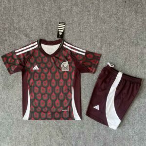 2024 Mexico Home Kid Kits Youth Apparels