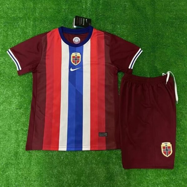 2024 Norway Home Kid Kits Youth Apparels Football