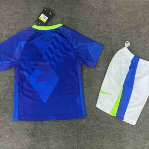 2025 Brazil Away Kid Kits Youth Apparels