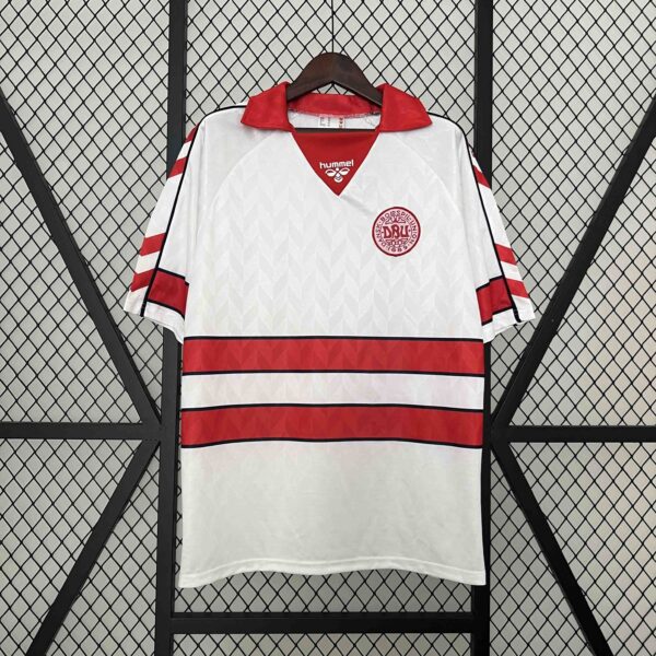 1988 Denmark Away Retro Kit Vintage Shirt