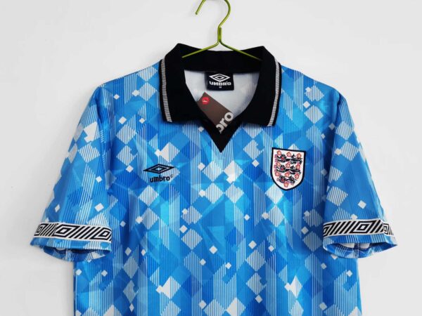 1990 England third away blue