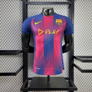 Barcelon x Ed Sheeran 2025-26 Home Jersey Player Version