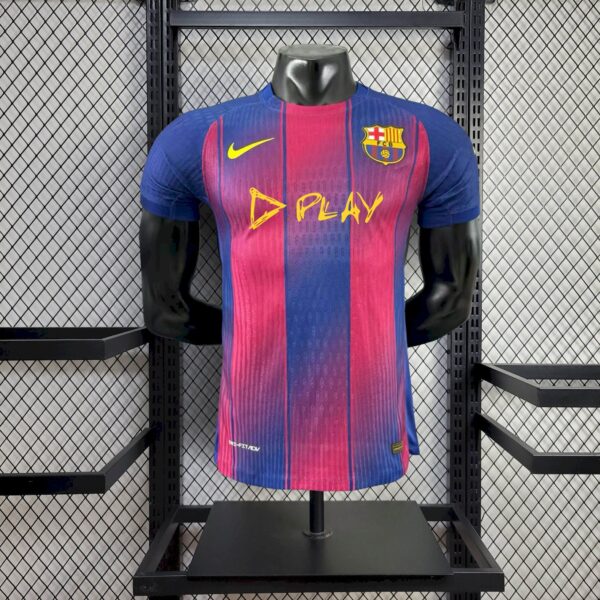 Barcelon x Ed Sheeran 2025-26 Home Jersey Player Version