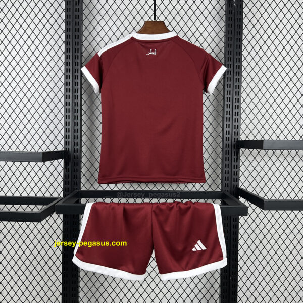 Kids Qatar 2026 World Cup Home Kit
