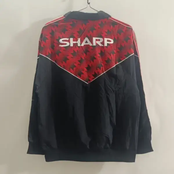 1991 MNU black red classic retro Windbreaker