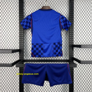Kids Croatia 2026 World Cup Away Kit
