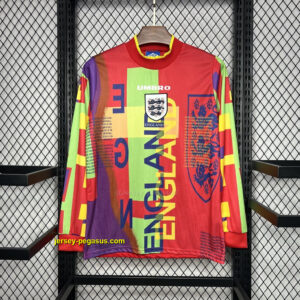 England 1995-96 goalkeeper Long Retro Jersey