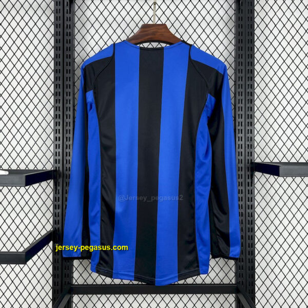 Inter Milan 2004-05 Home Long Sleeves Retro Jersey
