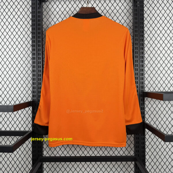 Retro Netherlands 1980 Home Long Sleeve Jersey
