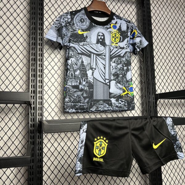 Brazil 2024-25 Special Edition Gray Kids Kit