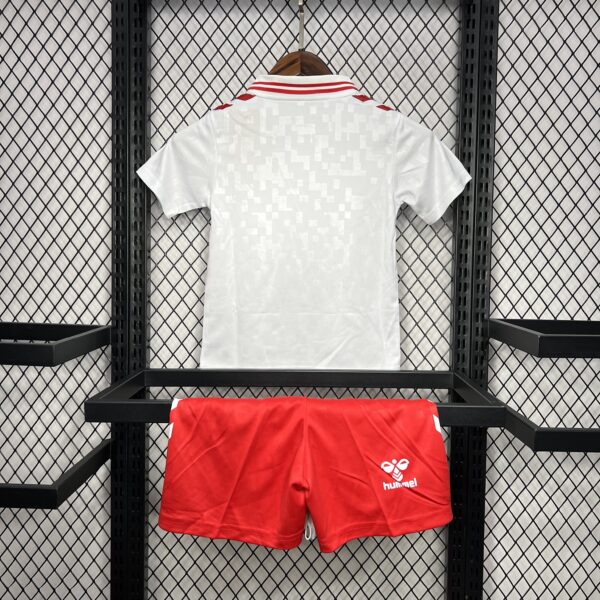 Denmark 2024-25 Euro Away Kids Kit