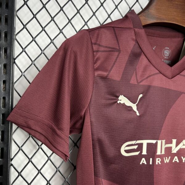 Manchester City 2024-25 Third Away Kids Kit