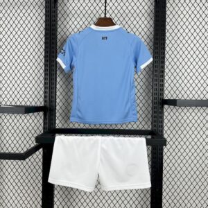 Manchester City 2025-26 Home Kids Kit