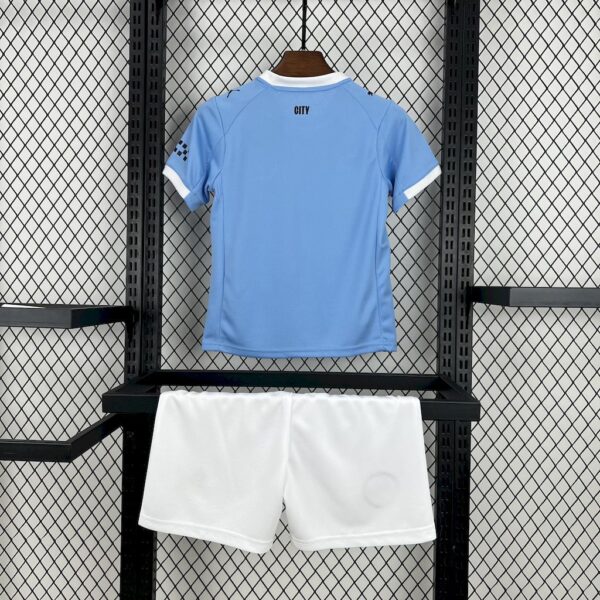 Manchester City 2025-26 Home Kids Kit