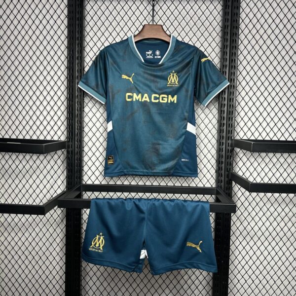 Olympique Marseille 2024-25 Away Kids Kit
