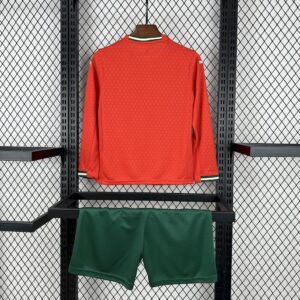 Portugal 2025-26 Home Long Sleeves Kids Kit
