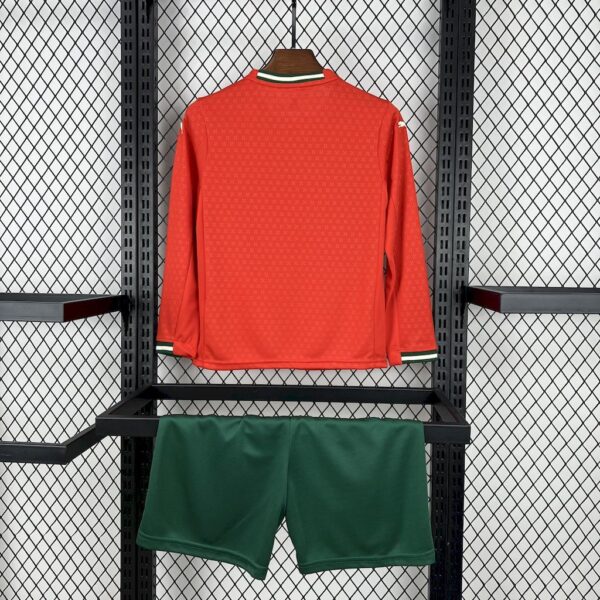 Portugal 2025-26 Home Long Sleeves Kids Kit