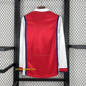Arsenal 1998-99 Home Long Sleeves Retro Jersey