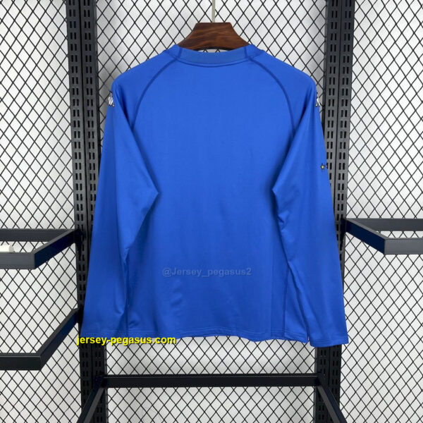 Italy 2000 Euro Home Long Sleeves Retro Jersey