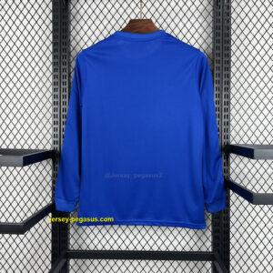 Manchester United 2024-25 Joint Edition Blue Long Sleeves Retro Jersey