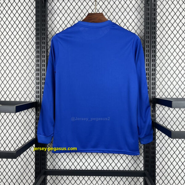 Manchester United 2024-25 Joint Edition Blue Long Sleeves Retro Jersey