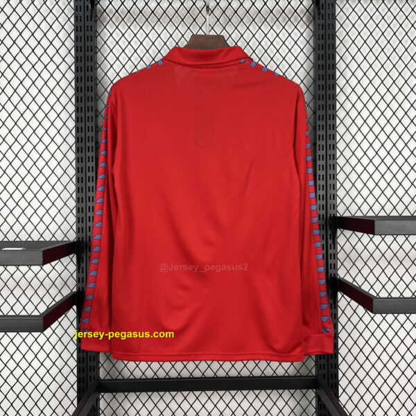 Retro Real Zaragoza 1983-84 Home Long Sleeve Jersey
