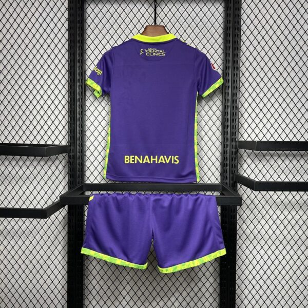 Malaga 2024-25 Away Kids Kit